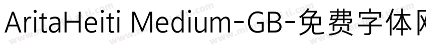 AritaHeiti Medium-GB字体转换
